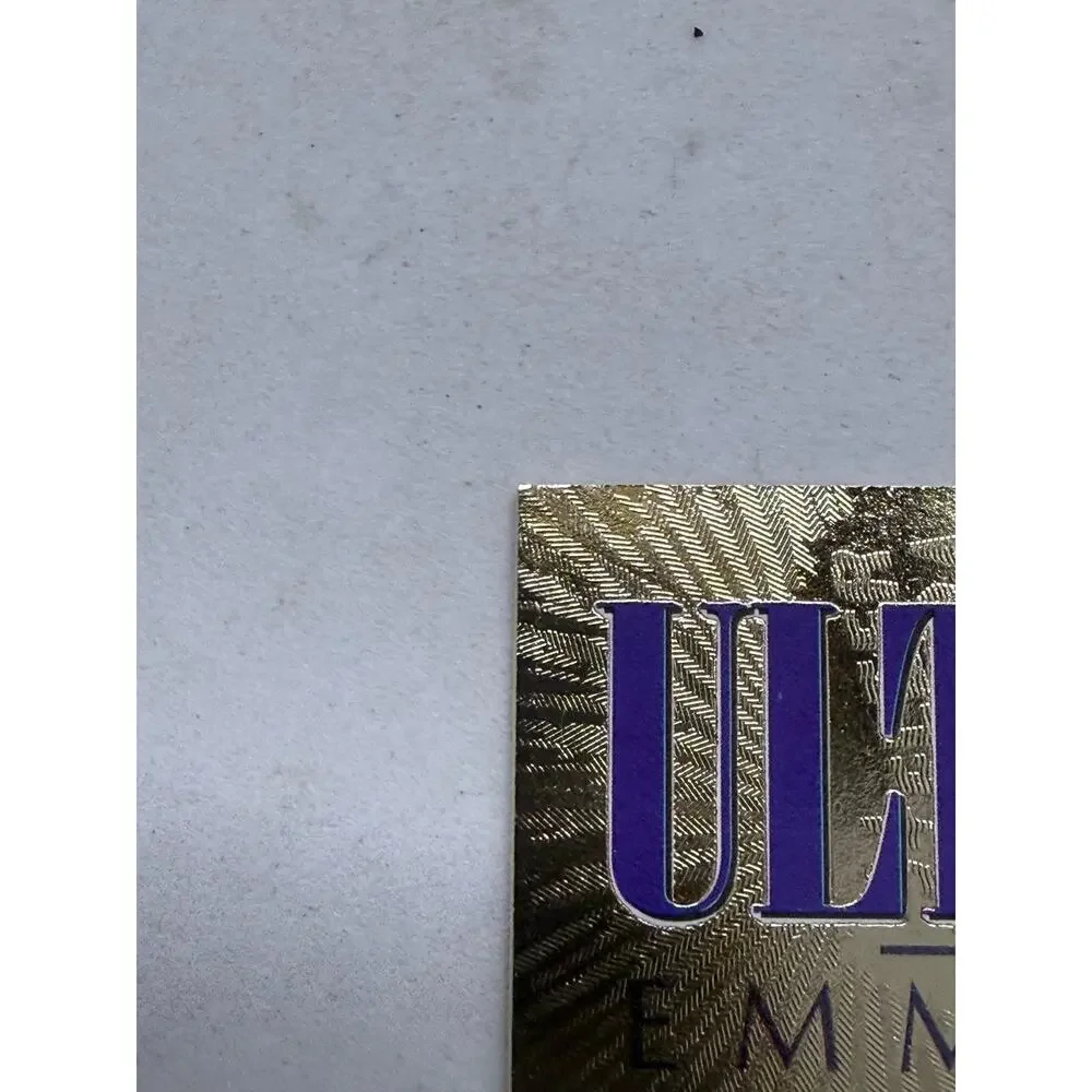 1994 Fleer Ultra Star Emmitt Smith Gold Foil Insert Card 8 of 9